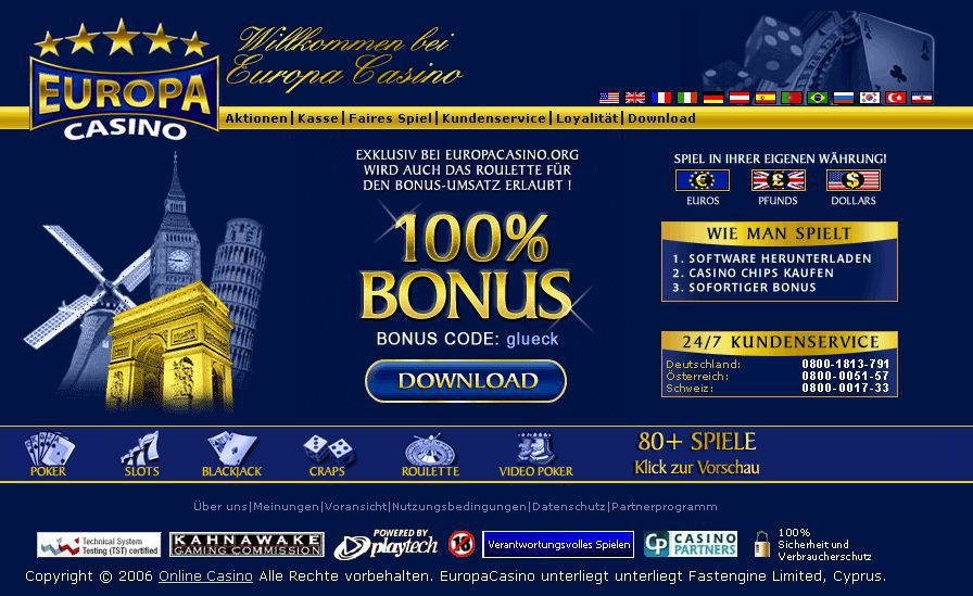 Europa Casino app - 55285