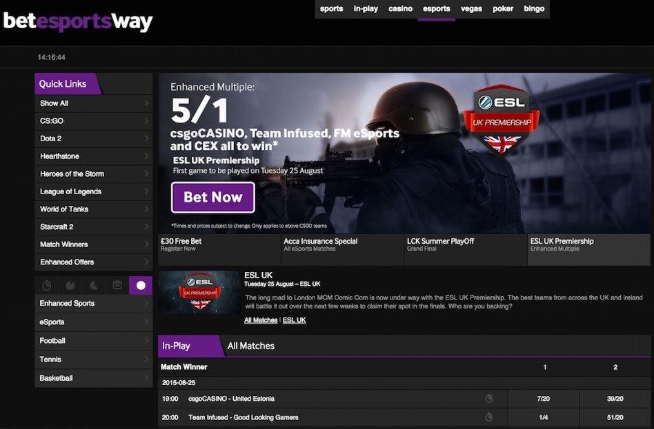 Betway Esports Roulette - 3521