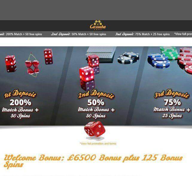 Casimba Casino Bonus - 63579